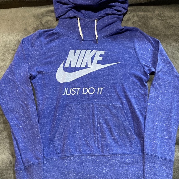 Nike Sweaters - Blue Light Nike Hoodie